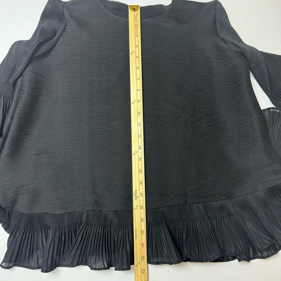 Nabisplace Chloe Pleated Ruffle Black Dress NWT - Picture 7 of 9